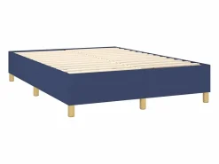 Clicnbuy Estructura de cama box spring tela azul 140x190 cm Clearance