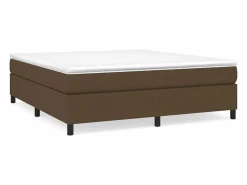 Estructura de cama box spring tela marrón 180x200 cm^Clicnbuy Clearance