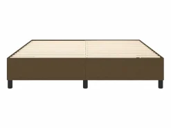 Estructura de cama box spring tela marrón 180x200 cm^Clicnbuy Clearance