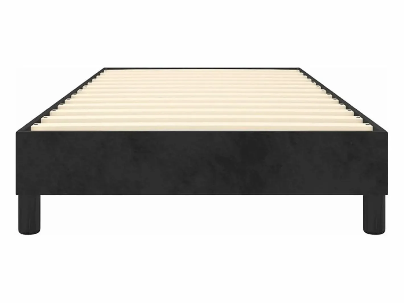 Clicnbuy Estructura de cama box spring terciopelo negro 90x200 cm Sale