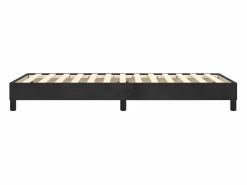 Clicnbuy Estructura de cama box spring terciopelo negro 90x200 cm Sale