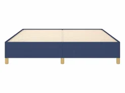 Clicnbuy Somier - 180X200Cm|Estructura de cama box spring tela azul 180x200 cm