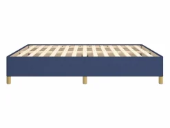 Clicnbuy Somier - 180X200Cm|Estructura de cama box spring tela azul 180x200 cm