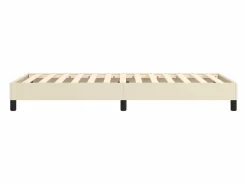 Clicnbuy Somier Tapizado|Estructura de cama box spring cuero sintético 90x190 cm