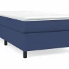 Clicnbuy Somier Tapizado|Somier - 90X190Cm|Estructura de cama box spring tela azul 90x190 cm