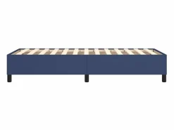 Clicnbuy Somier Tapizado|Somier - 90X190Cm|Estructura de cama box spring tela azul 90x190 cm