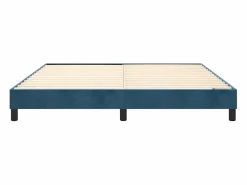 Clicnbuy Estructura de cama box spring terciopelo azul oscuro 160x200 cm Sale