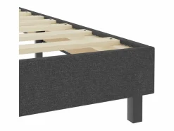 Clicnbuy Somier - 160X200Cm|Estructura de cama Box Spring tela gris 160x200 cm