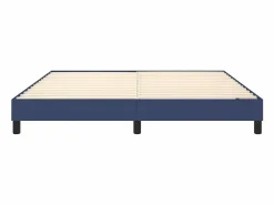 Clicnbuy Somier - 180X200Cm|Estructura de cama box spring tela azul 180x200 cm