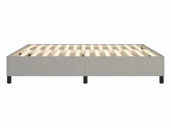 Estructura de cama box spring tela gris claro 180x200 cm^Clicnbuy Sale