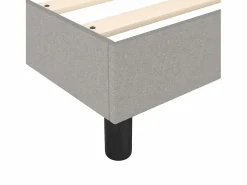 Estructura de cama box spring tela gris claro 180x200 cm^Clicnbuy Sale