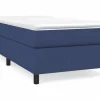Estructura de cama box spring tela azul 80x200 cm^Clicnbuy Hot