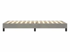 Clicnbuy Estructura de cama box spring terciopelo gris claro 100x200 cm Discount