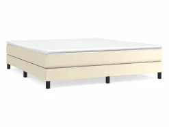 Estructura de cama box spring cuero sintético 180x200 cm^Clicnbuy Hot