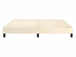 Estructura de cama box spring cuero sintético 180x200 cm^Clicnbuy Hot
