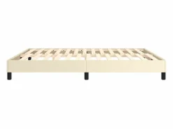 Estructura de cama box spring cuero sintético 180x200 cm^Clicnbuy Hot