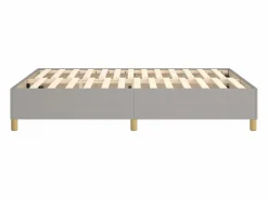 Clicnbuy Estructura de cama box spring tela gris claro 140x190 cm Clearance