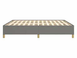 Clicnbuy Somier - 160X200Cm|Estructura de cama box spring tela gris oscuro 160x200 cm