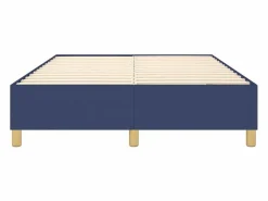 Estructura de cama box spring tela azul 140x200 cm^Clicnbuy Hot