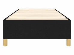 Clicnbuy Somier Tapizado|Estructura de cama box spring tela negro 80x200 cm