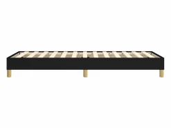 Estructura de cama box spring tela negro 90x190 cm^Clicnbuy Hot
