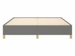 Clicnbuy Estructura de cama box spring tela gris oscuro 180x200 cm Clearance