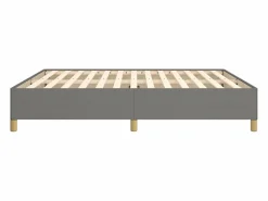 Clicnbuy Estructura de cama box spring tela gris oscuro 180x200 cm Clearance