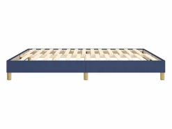 Clicnbuy Estructura de cama box spring tela azul 180x200 cm Hot