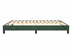 Clicnbuy Estructura de cama box spring terciopelo verde oscuro 180x200cm Hot