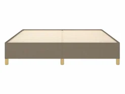 Clicnbuy Estructura de cama box spring tela gris taupe 180x200 cm Hot