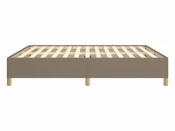 Clicnbuy Estructura de cama box spring tela gris taupe 180x200 cm Hot
