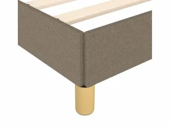 Clicnbuy Estructura de cama box spring tela gris taupe 180x200 cm Hot