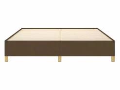Clicnbuy Estructura de cama box spring tela marrón 180x200 cm Sale