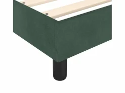 Estructura de cama box spring terciopelo verde oscuro 140x190cm^Clicnbuy Hot