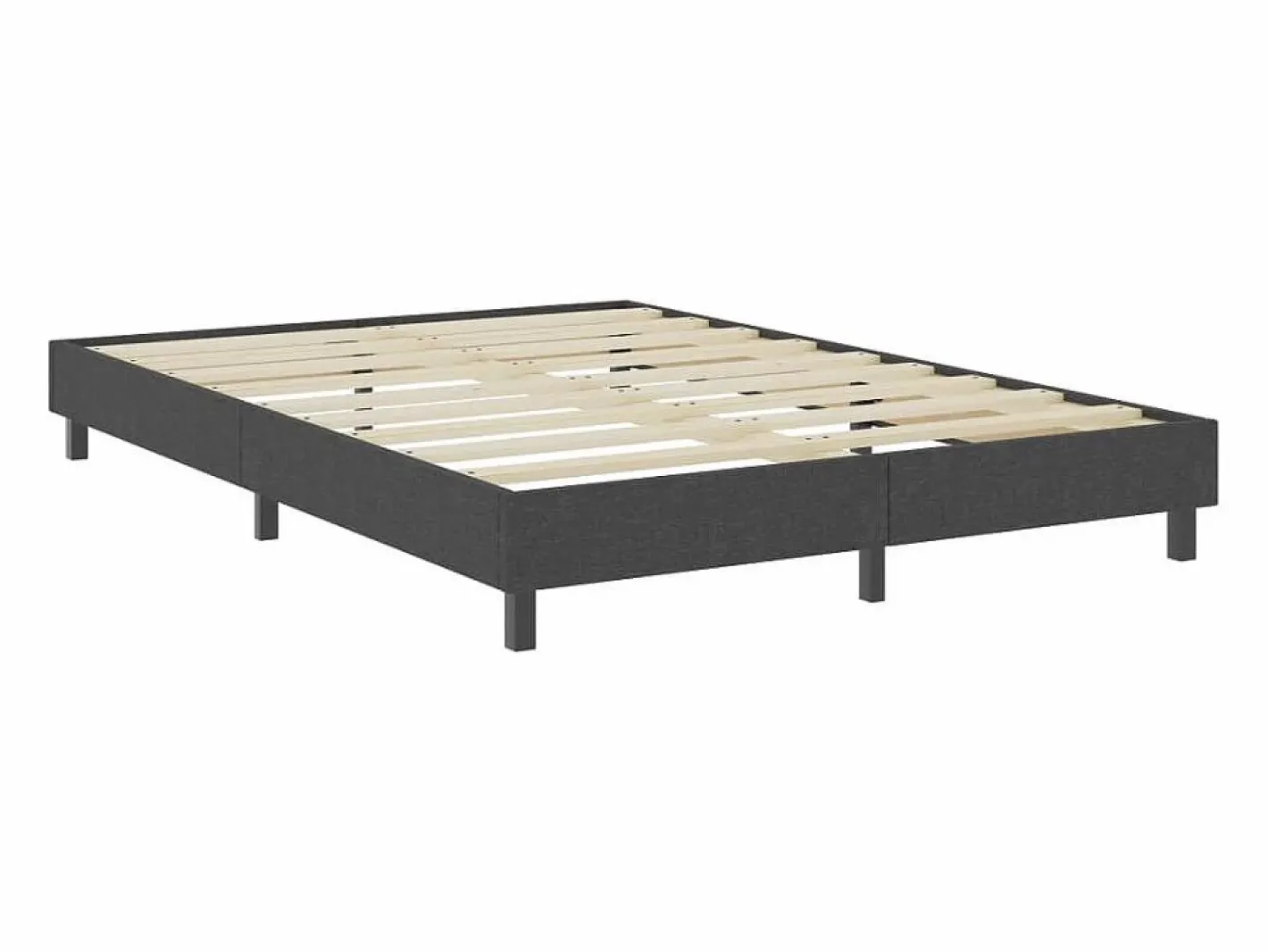 Estructura de cama Box Spring tela gris 180x200 cm^Clicnbuy Online