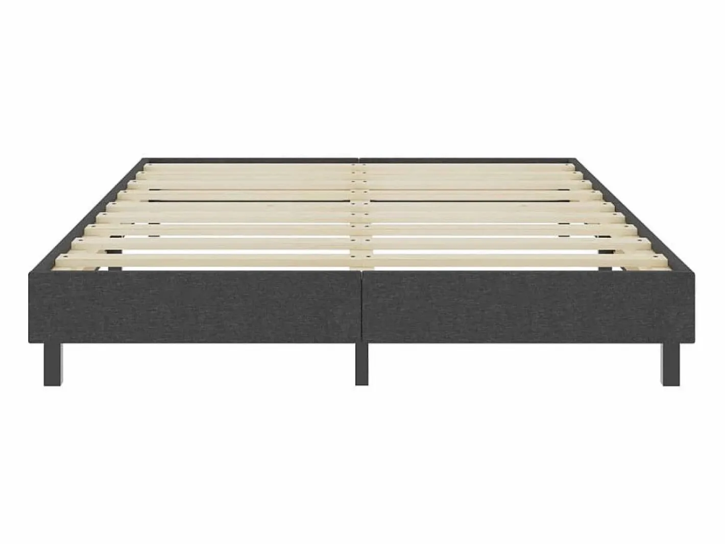 Estructura de cama Box Spring tela gris 180x200 cm^Clicnbuy Online