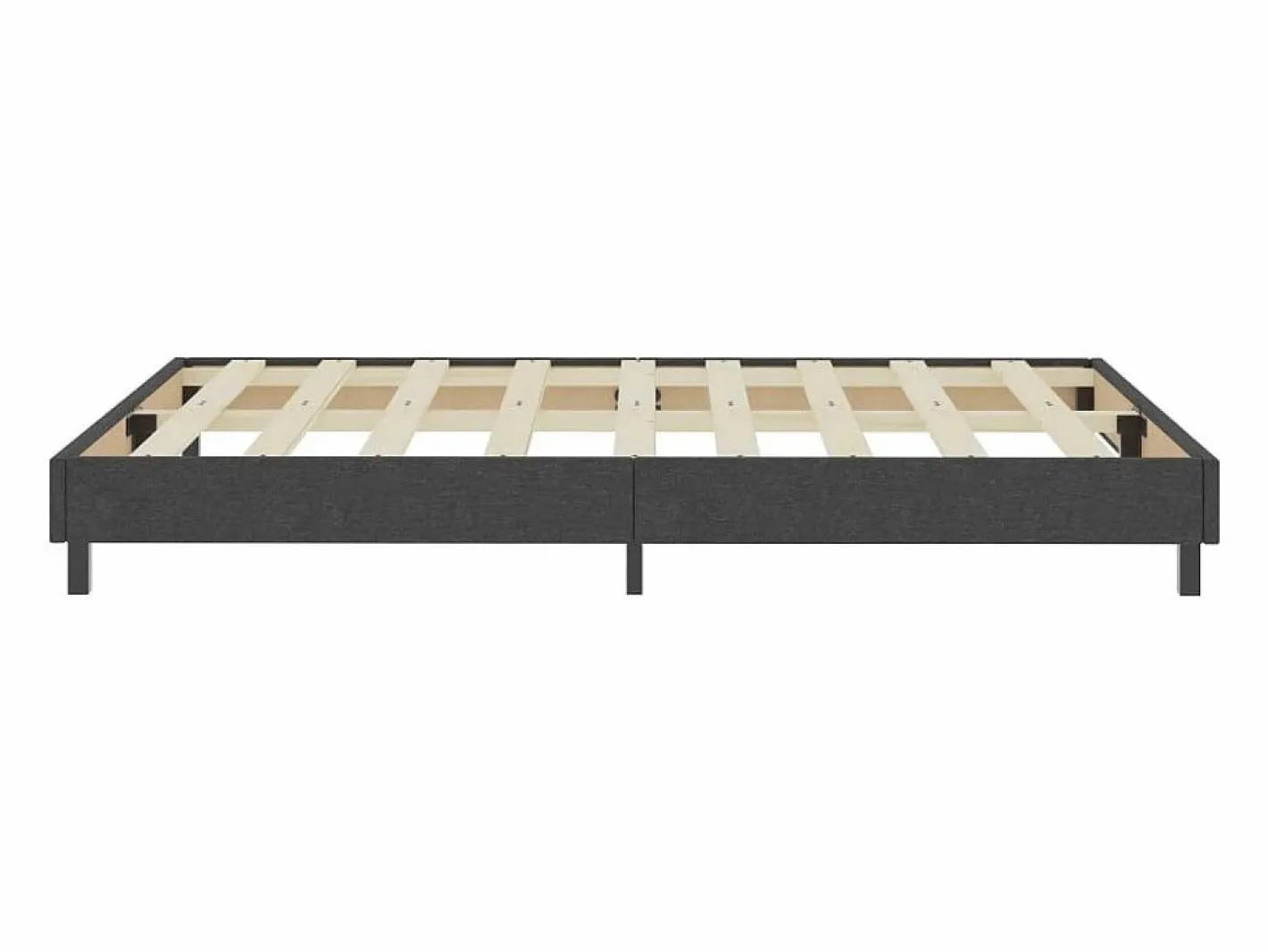 Estructura de cama Box Spring tela gris 180x200 cm^Clicnbuy Online