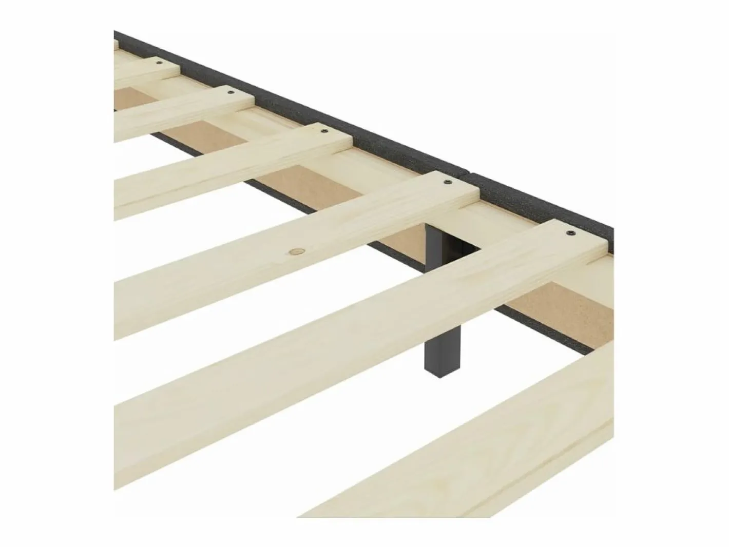 Estructura de cama Box Spring tela gris 180x200 cm^Clicnbuy Online