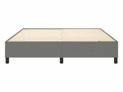 Estructura de cama box spring tela gris oscuro 180x200 cm^Clicnbuy Sale
