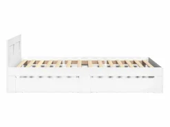 Estructura de cama con cabecero sin colchón 100x200 cm^vidaxl