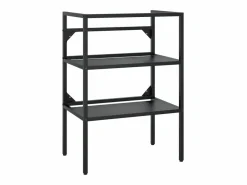 Mueble De Baño Simple|Estructura de lavabo de hierro 59x38x83 cm ES634244