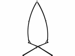 ECD Germany Estructura hamaca columpio sillón soporte metal 220 cm Negro Sale