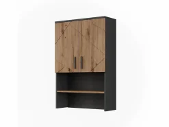 Vicco Estructura para mueble de lavadora antracita/artisan 68x30x103.5 irma Negro Outlet