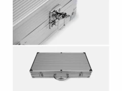 Sweeek Barbacoa|Estuche para utensilios de barbacoa de 18 piezas