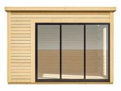 Estudio / oficina de jardín de madera 14,7 m² - Espesor 45 mm - SYLVANA^EXPERTLAND New