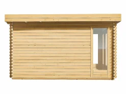 EXPERTLAND Caseta De Jardín|Estudio / oficina de jardín de madera 17,1 m² - Espesor 40 mm - BOESIA