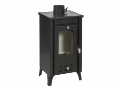 Estufa de leña Matilde Nera, potencia 7,7 kW, L33xD38,5xH74^ Discount