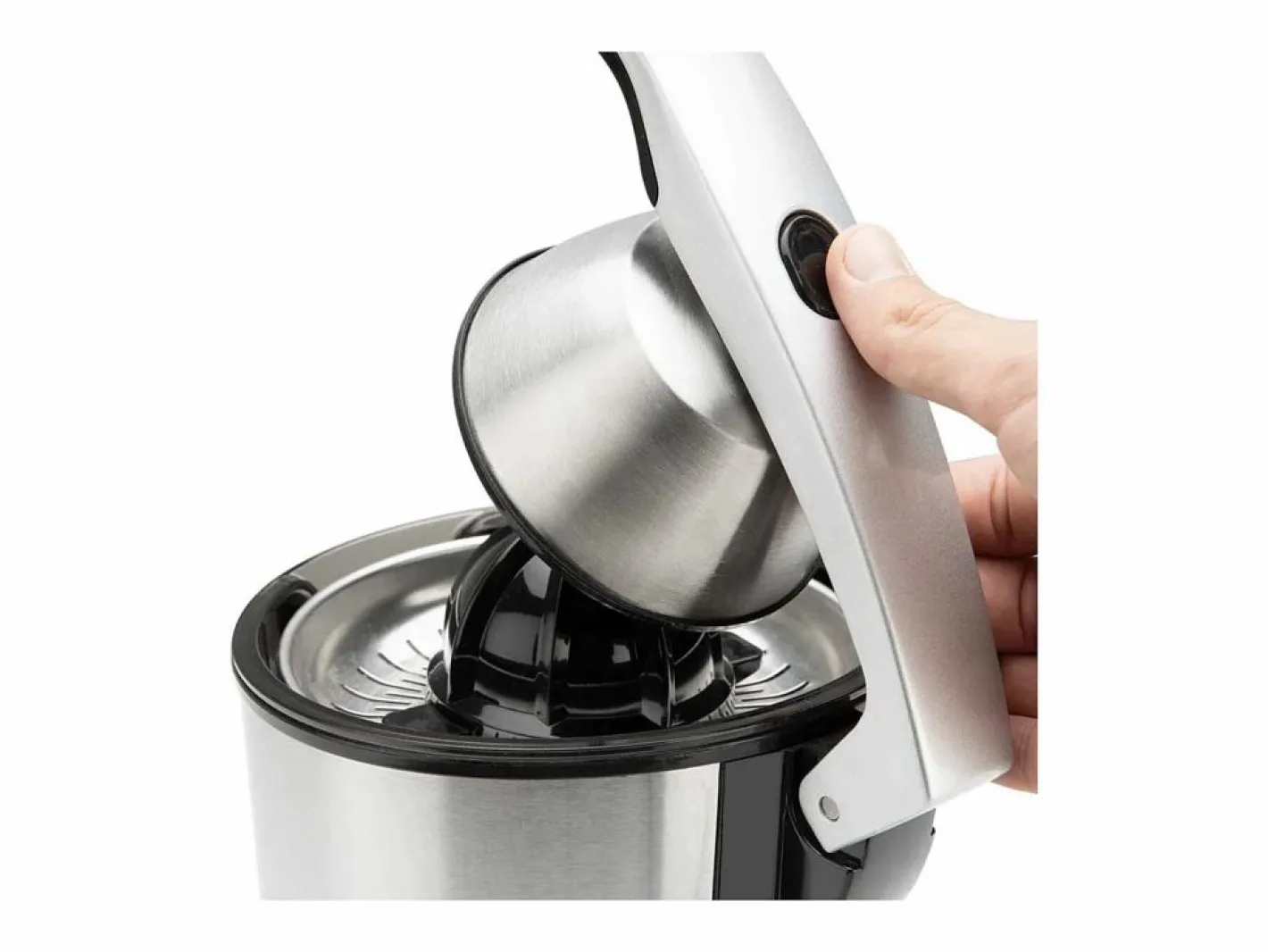 Exprimidor de brazo Orbegozo EP4300 1100W doble cono inox^ Clearance