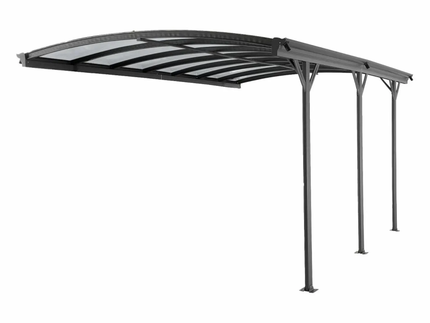 Extensión para cenador de aluminio - 1 coche - 15,15 m² - - BARESA^EXPERTLAND Online