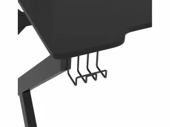 Garden Furniture Faril Escritorio gaming con patas en forma de K 110x60x75 cm Negro Best